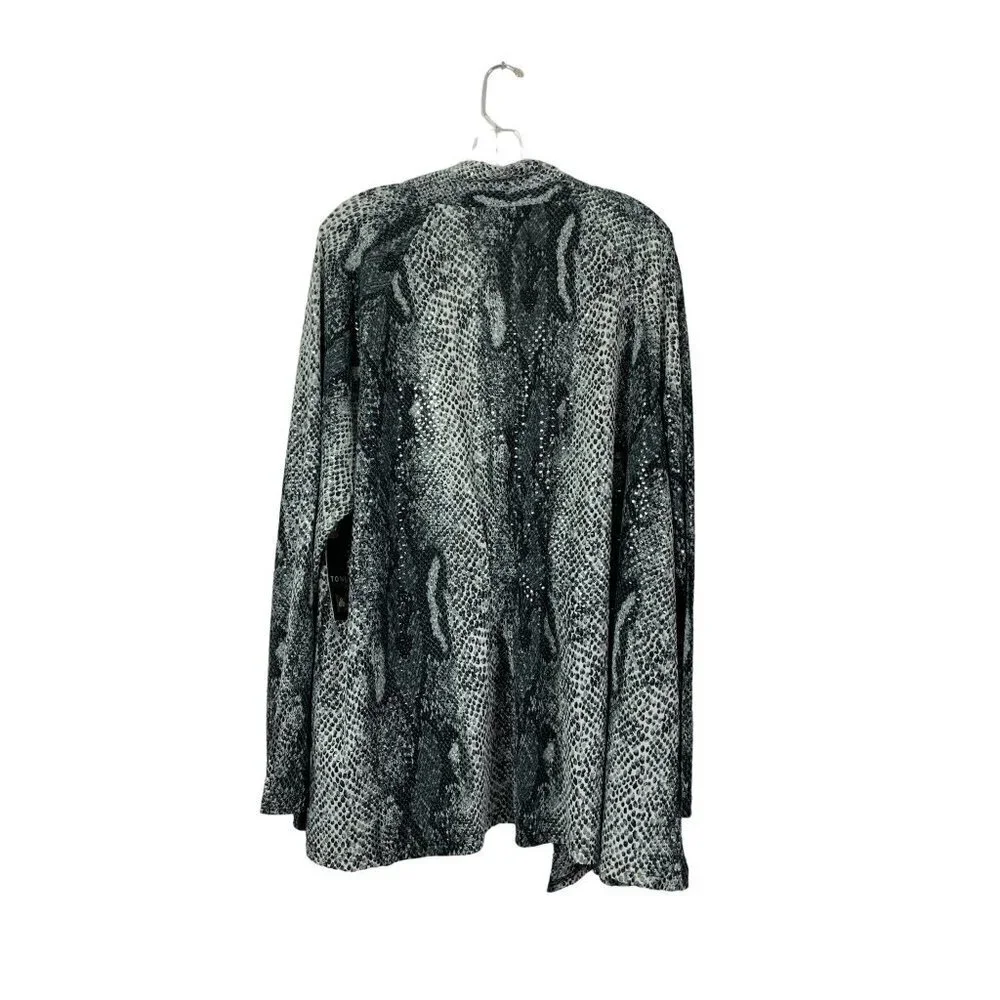 Toni Morgan Women's Snake Print Cardigan - Picture 2 of 6